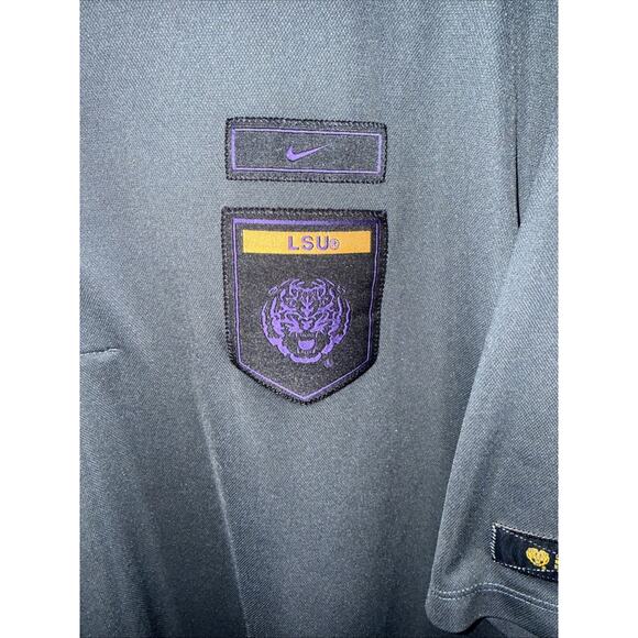 LSU Victory Military Appreciation Polo Nike Dri-FIT Mens XL Excellent Condition - Picture 3 of 6